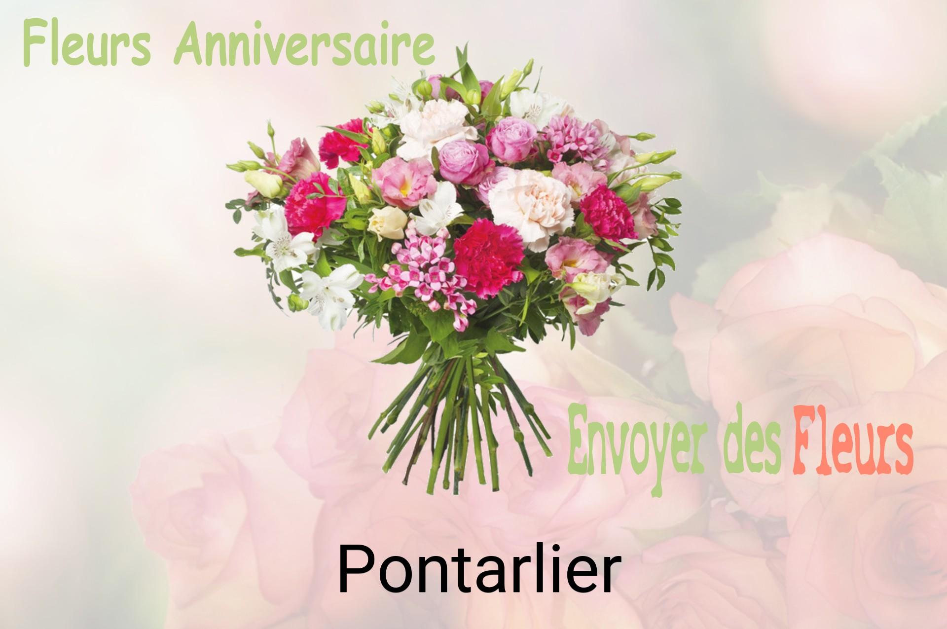 Bouquet de fleurs d’anniversaire livré à Pontarlier
