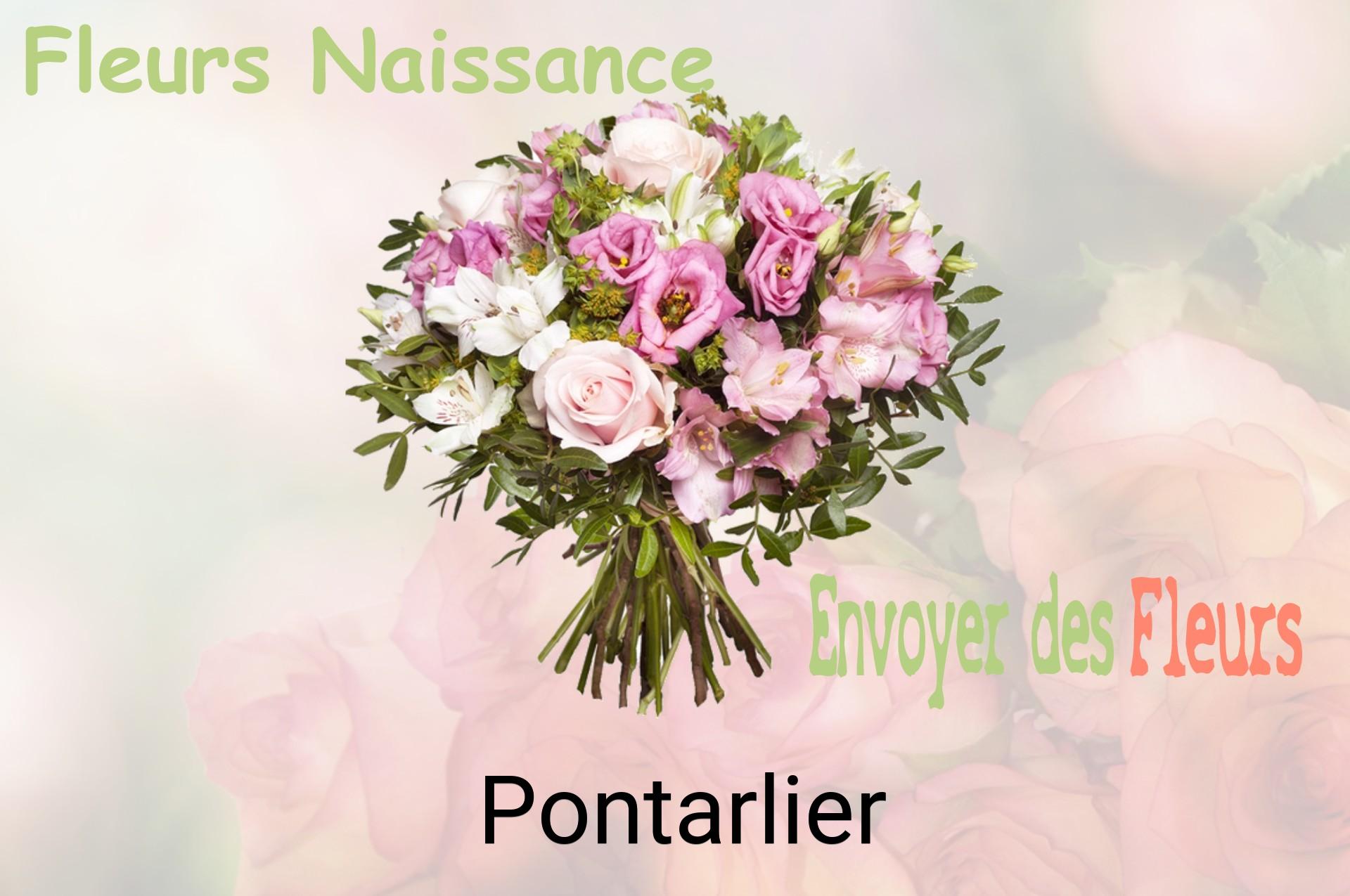 Bouquet de fleurs de naissance livré à Pontarlier